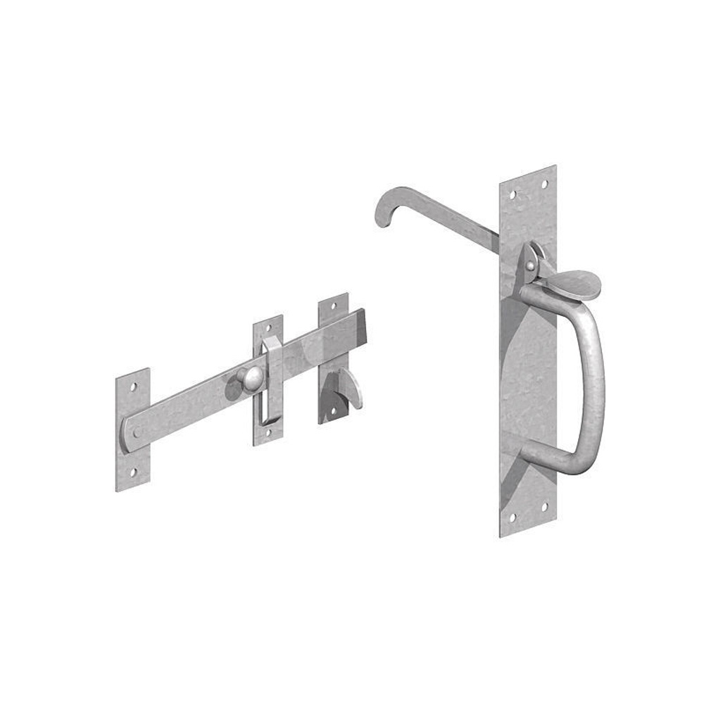 Suffolk Thumb Latch with Long Throw (Silver)